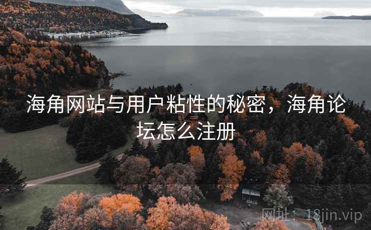 海角网站与用户粘性的秘密，海角论坛怎么注册