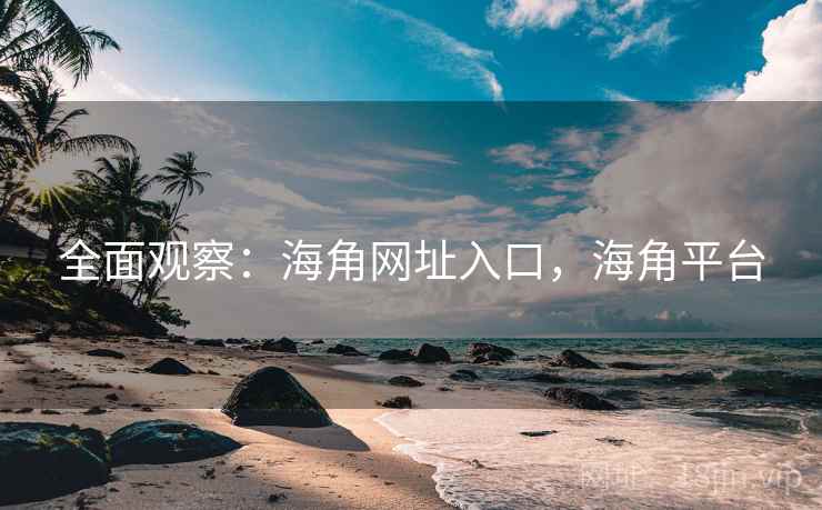 全面观察：海角网址入口，海角平台